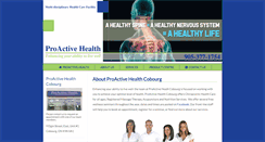 Desktop Screenshot of proactive-health-cobourg.com